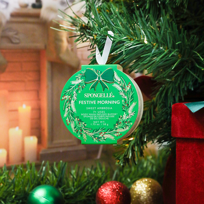 Festive Morning - Sweet Ambrosia | Holiday Wreath Spongellé
