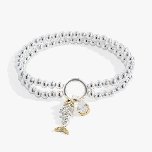 Fishbone Double Stretch Bracelet ALEX AND ANI