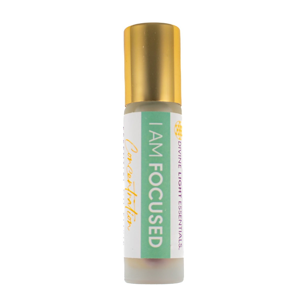 I Am Focused Essential Oil Elixir - Concentration, Awareness, Mindfulness - 10ml Roller Bottle Divine Light Codes