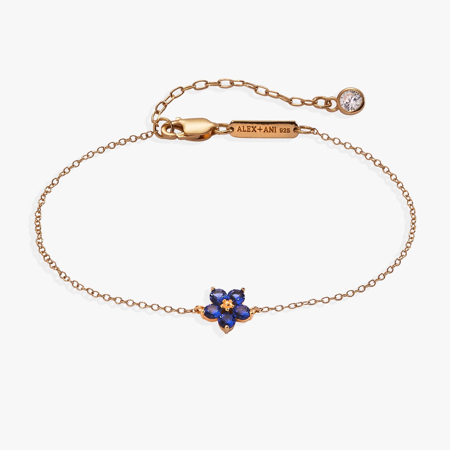 Crystal Forget-Me-Not Flower Bracelet ALEX AND ANI