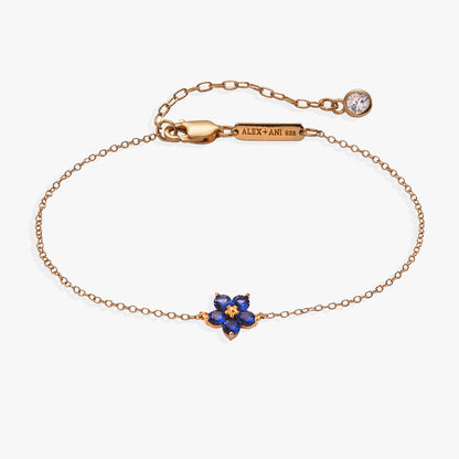 Crystal Forget-Me-Not Flower Bracelet ALEX AND ANI