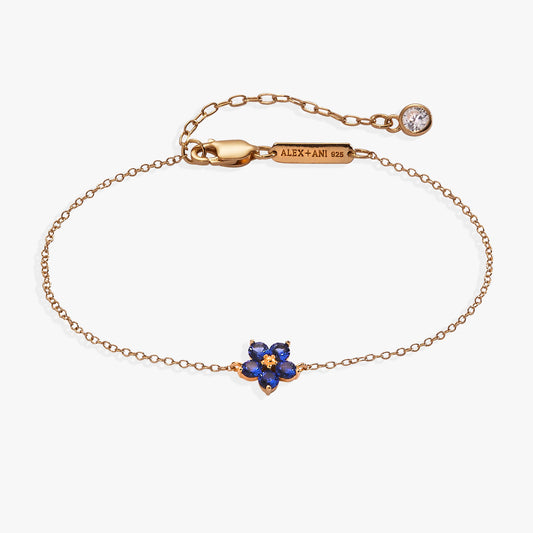 Crystal Forget-Me-Not Flower Bracelet ALEX AND ANI
