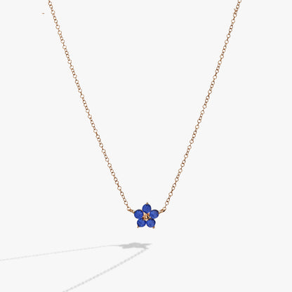 Crystal Forget-Me-Not Flower Necklace ALEX AND ANI
