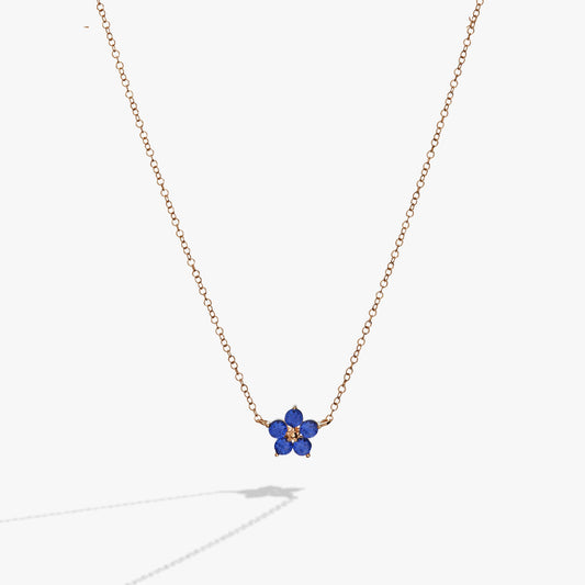 Crystal Forget-Me-Not Flower Necklace ALEX AND ANI
