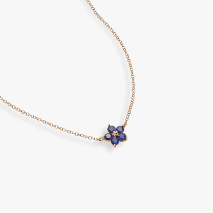 Crystal Forget-Me-Not Flower Necklace ALEX AND ANI