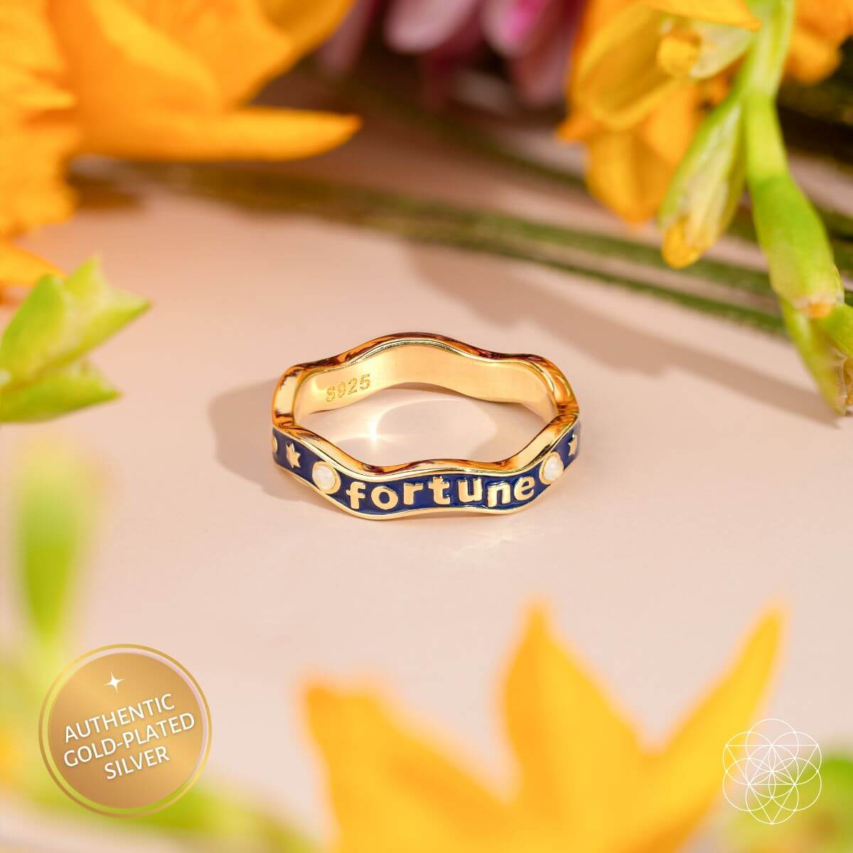 Fortune Magnet - Aquamarine Ring of Prosperity Conscious Items
