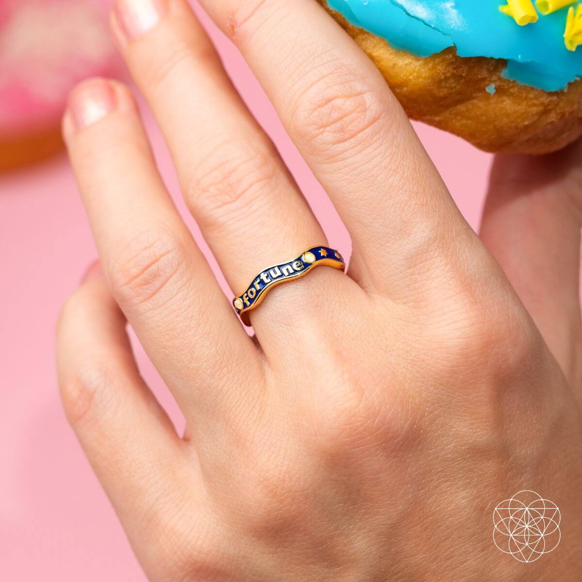 Fortune Magnet - Aquamarine Ring of Prosperity Conscious Items
