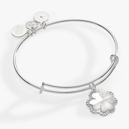 Four-Leaf Clover Charm Bangle ALEX AND ANI