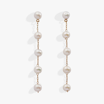 Freshwater Pearl Drop Earrings ALEX AND ANI