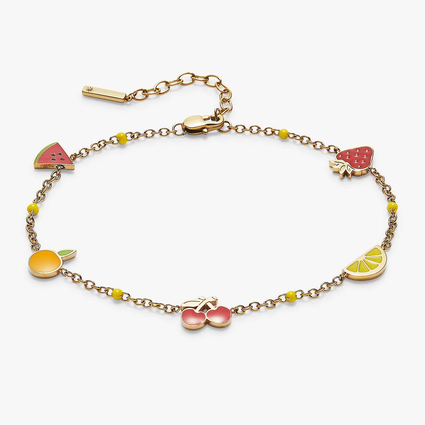 Fruit Inline Charm Anklet ALEX AND ANI