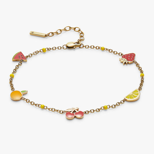 Fruit Inline Charm Anklet ALEX AND ANI