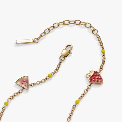Fruit Inline Charm Anklet ALEX AND ANI