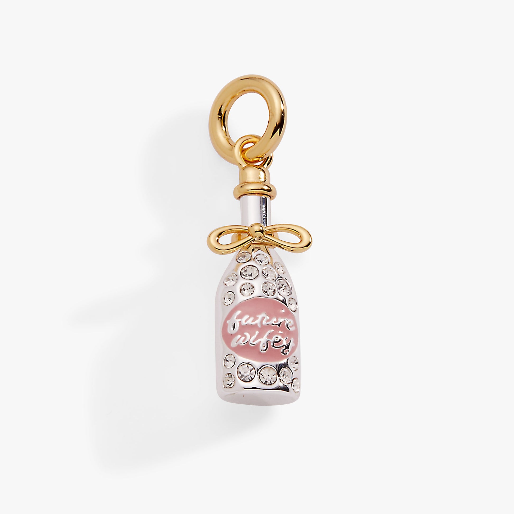 ‘Future Wifey’ Crystal Champagne Charm ALEX AND ANI