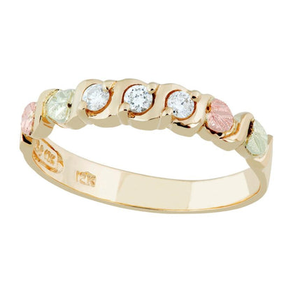 Triple Diamond - Black Hills Gold Ladies Ring