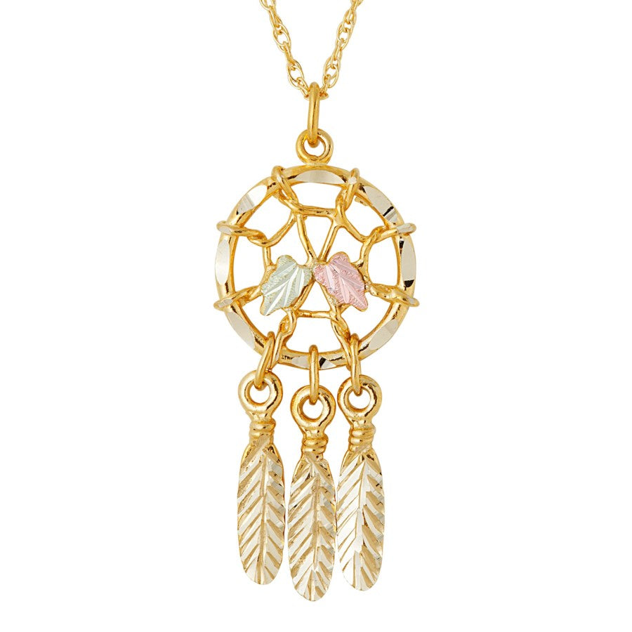 Dreamcatcher - Black Hills Gold Pendant