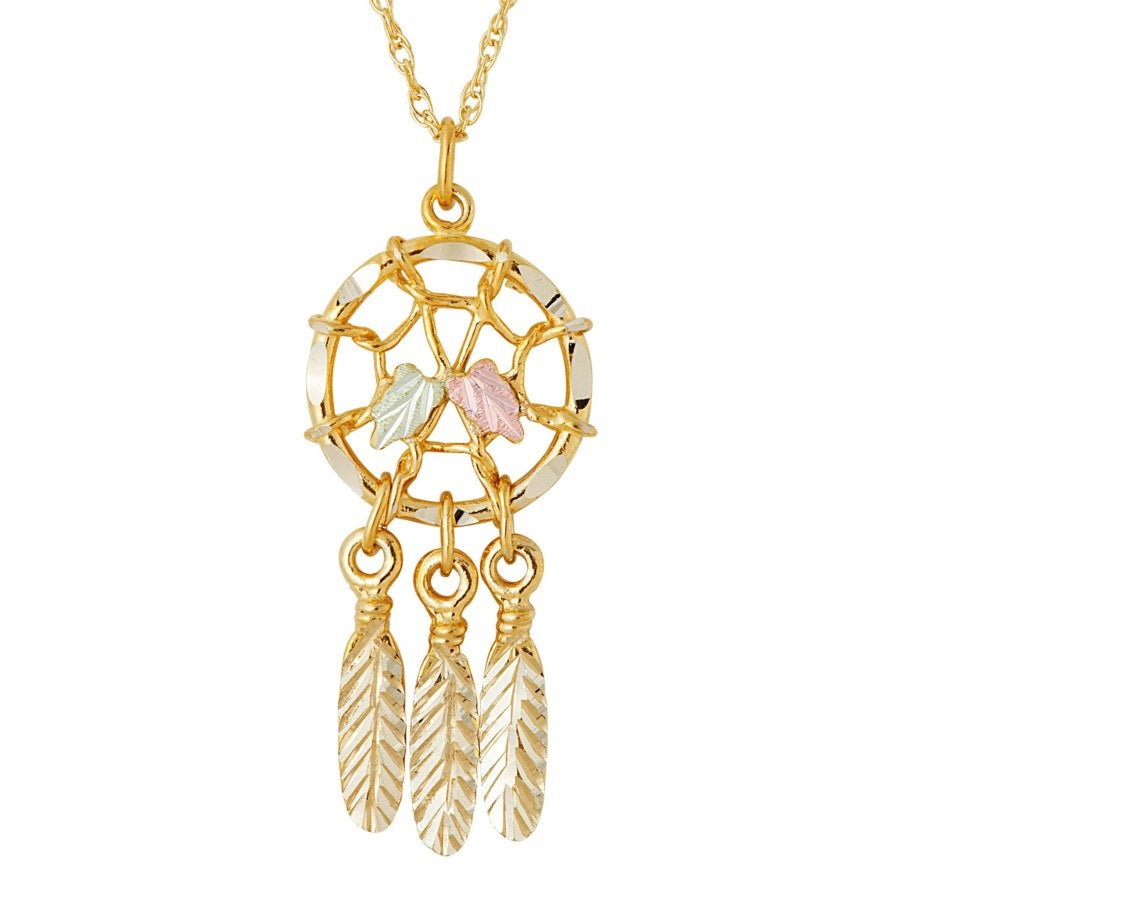 Dreamcatcher - Black Hills Gold Pendant
