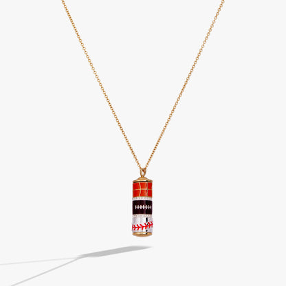 Game On Spinner Pendant ALEX AND ANI