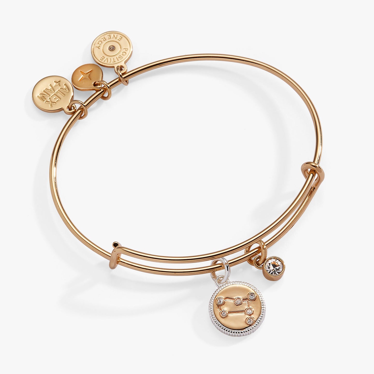 Gemini Zodiac Charm Bangle ALEX AND ANI