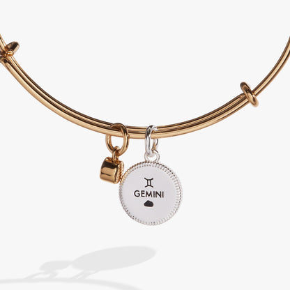 Gemini Zodiac Charm Bangle ALEX AND ANI