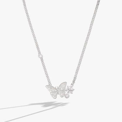 Glass Butterfly Inline Necklace ALEX AND ANI