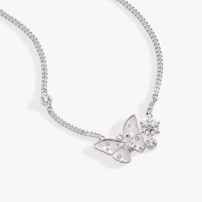 Glass Butterfly Inline Necklace ALEX AND ANI