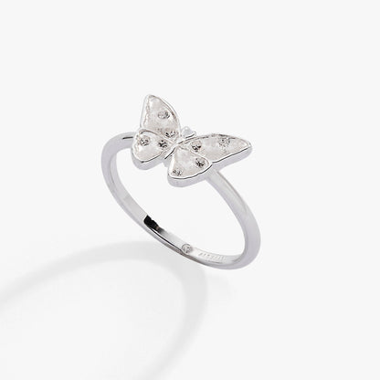 Glass Butterfly Statement Ring ALEX AND ANI