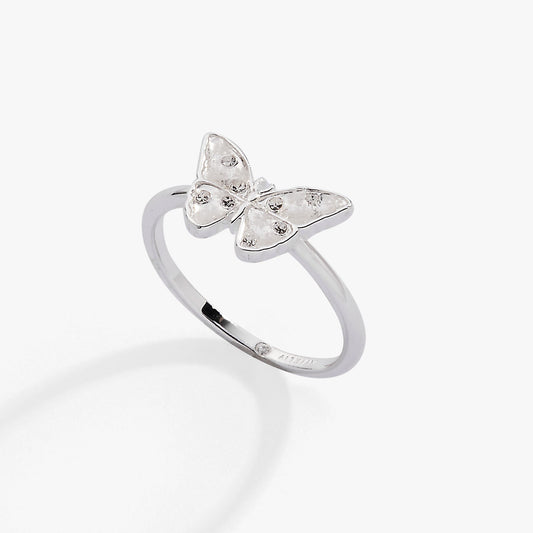 Glass Butterfly Statement Ring ALEX AND ANI