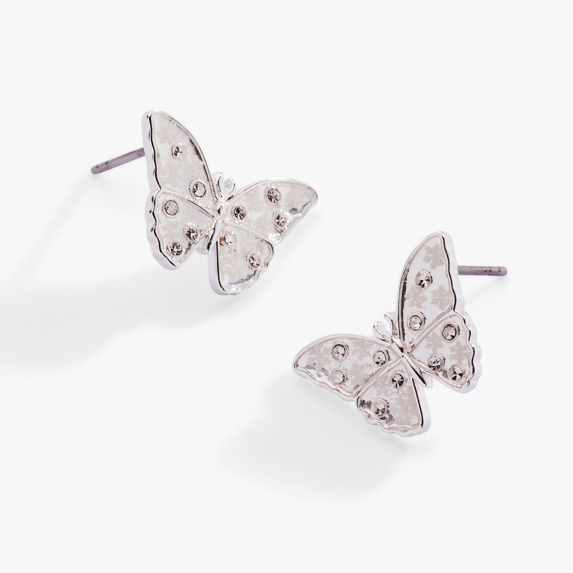 Glass Butterfly Statement Stud Earrings ALEX AND ANI