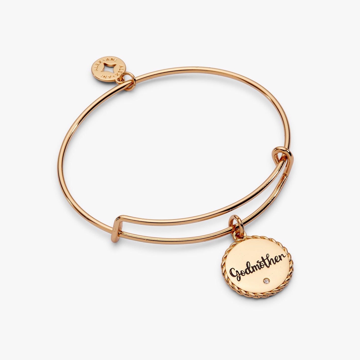 Godmother 'Loves Like A Parent, Acts Like A Friend' Charm Bangle ALEX AND ANI