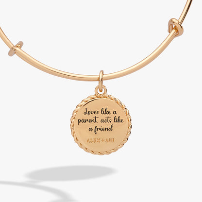 Godmother 'Loves Like A Parent, Acts Like A Friend' Charm Bangle ALEX AND ANI