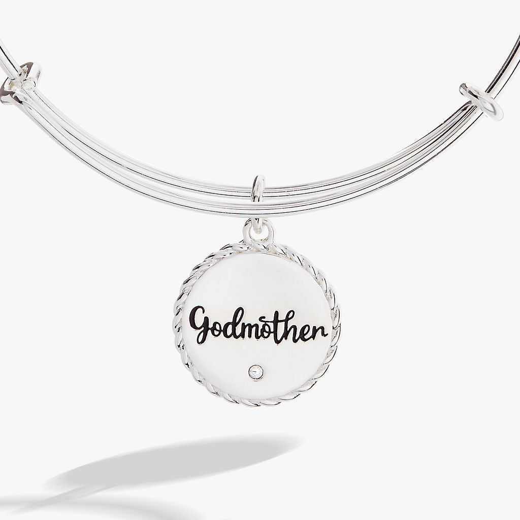 Godmother 'Loves Like A Parent, Acts Like A Friend' Charm Bangle ALEX AND ANI