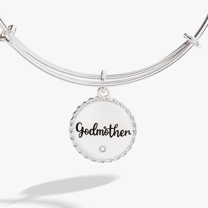 Godmother 'Loves Like A Parent, Acts Like A Friend' Charm Bangle ALEX AND ANI