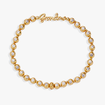 Grandma Elongated Crystal Stretch Bracelet ALEX AND ANI