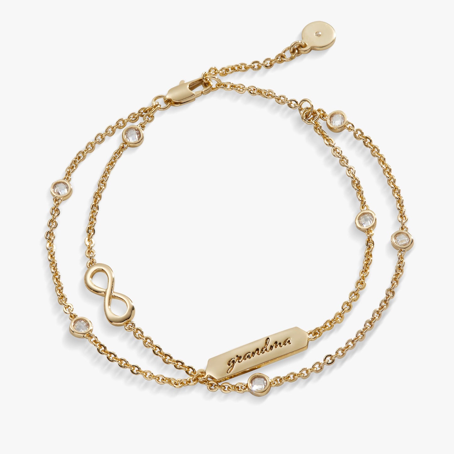 Grandma Infinity Chain Double Strand Bracelet ALEX AND ANI