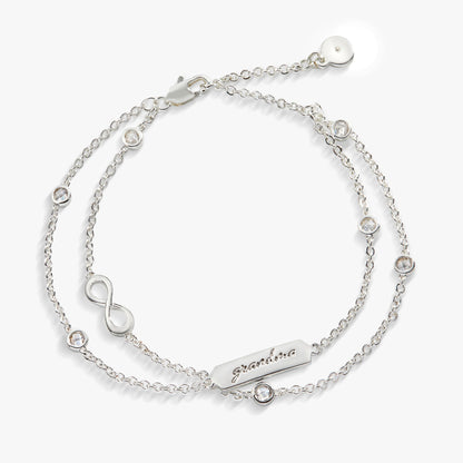 Grandma Infinity Chain Double Strand Bracelet ALEX AND ANI