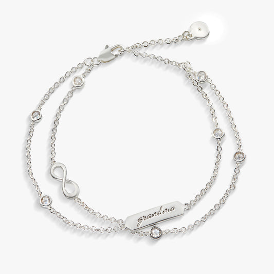 Grandma Infinity Chain Double Strand Bracelet ALEX AND ANI