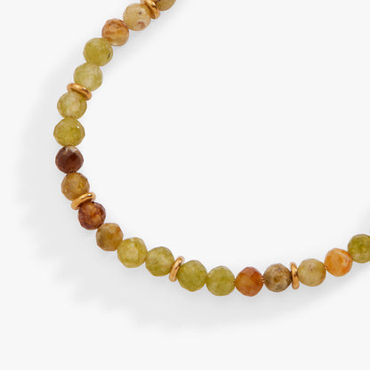 Green Ombre Semi-Precious Beaded Anklet ALEX AND ANI