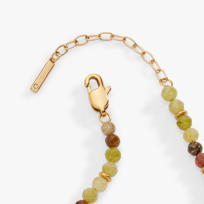 Green Ombre Semi-Precious Beaded Anklet ALEX AND ANI