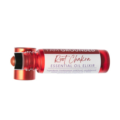I Am Grounded Essential Oil Elixir - Root Chakra -  Safety - Security - Stability Divine Light Codes