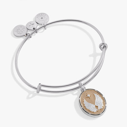 Two-Tone Guardian Angel Bangle ALEX AND ANI