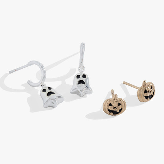 Ghost and Pumpkin Earring Set ALEX AND ANI