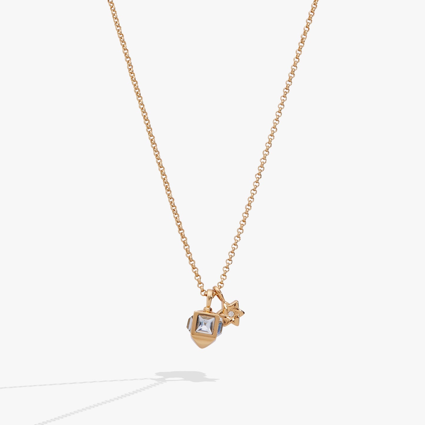 Hanukkah Star of David and Dreidel Pendant Necklace ALEX AND ANI