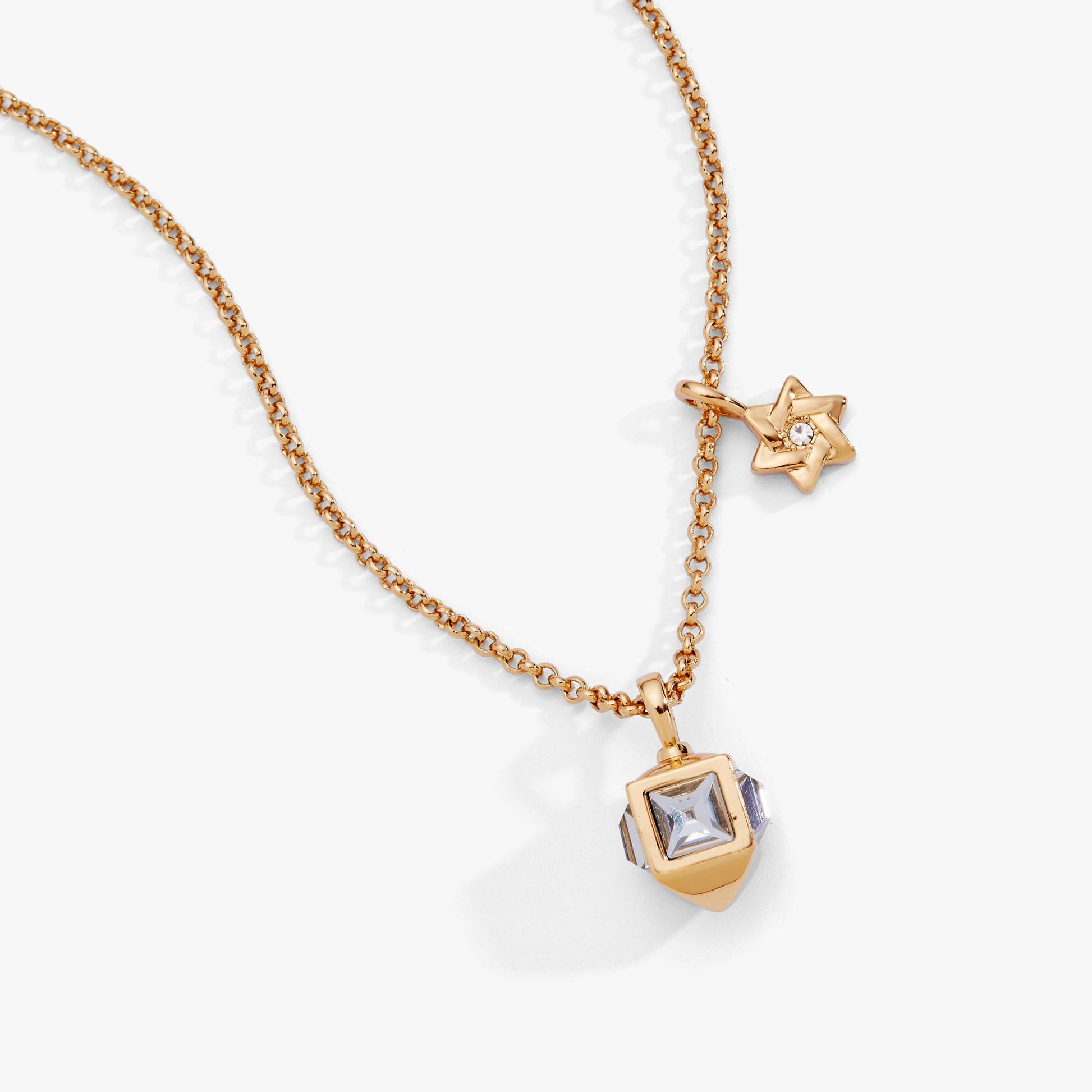 Hanukkah Star of David and Dreidel Pendant Necklace ALEX AND ANI