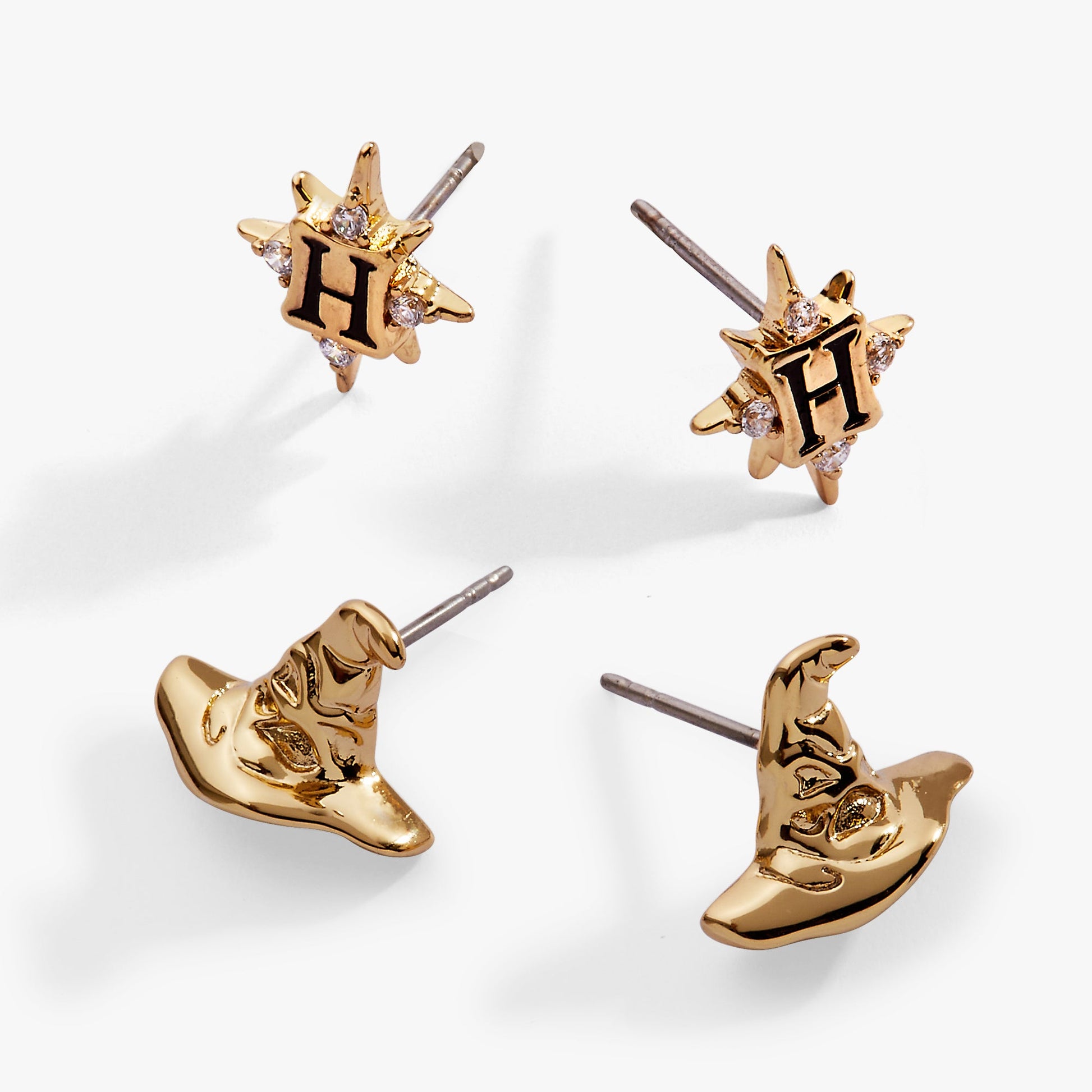 Harry Potter™ Hogwarts & Sorting Hat Earring Set of 2 ALEX AND ANI