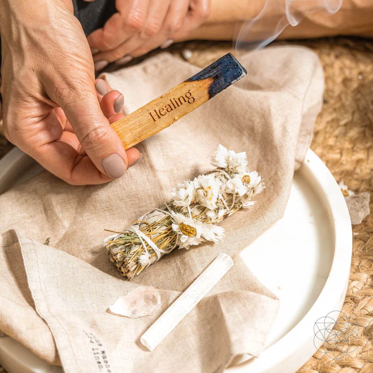 Heal My Heart - Holistic Healing Smudge Kit (5 pieces) Conscious Items