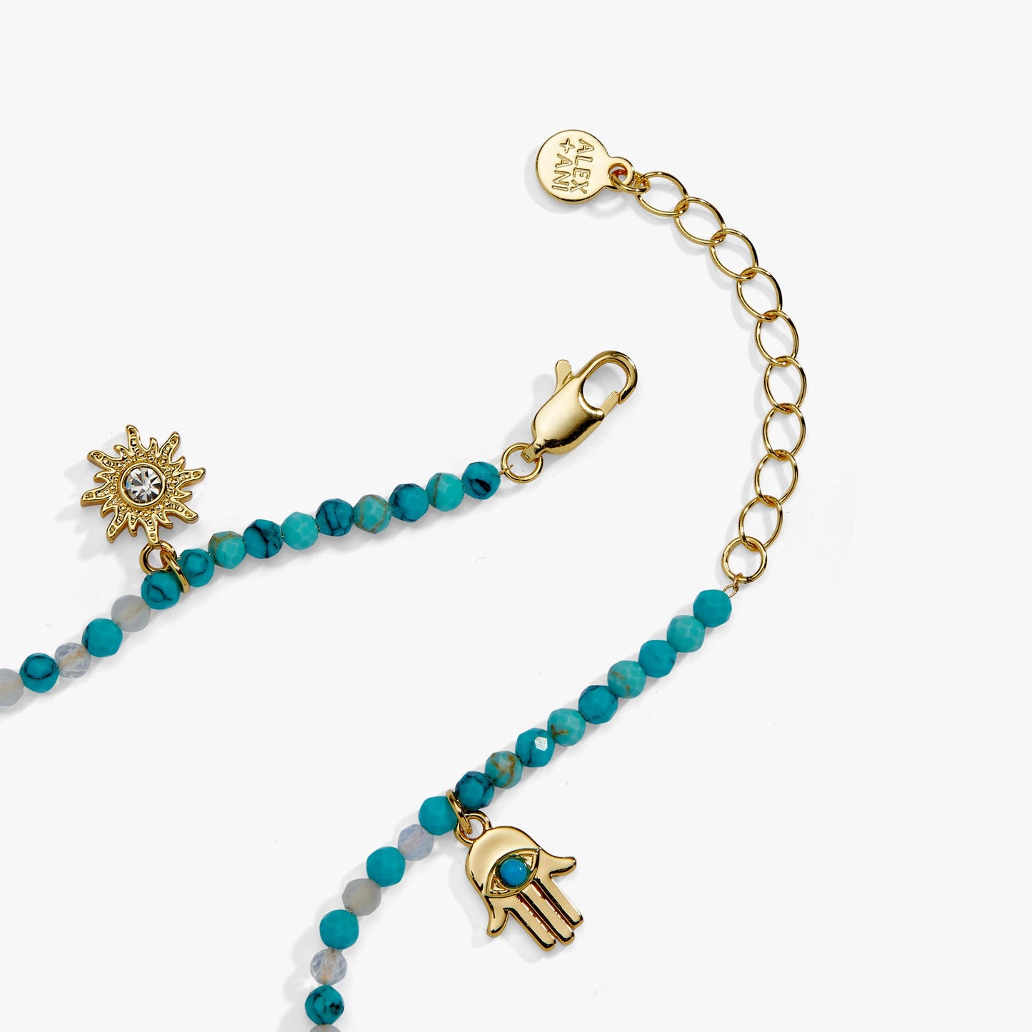 Healing Stone Charm Anklet ALEX AND ANI