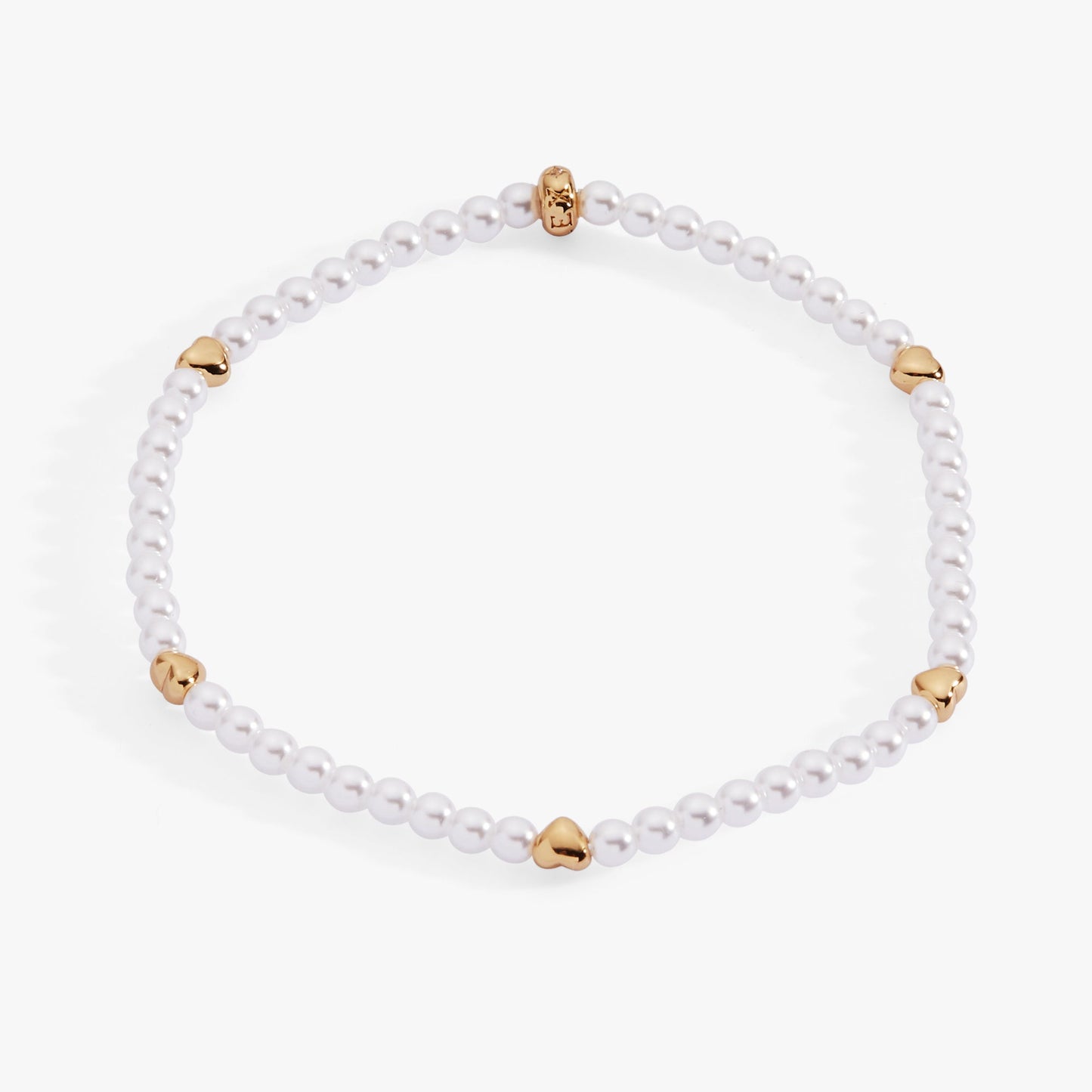 Heart and Pearl Stretch Bracelet ALEX AND ANI