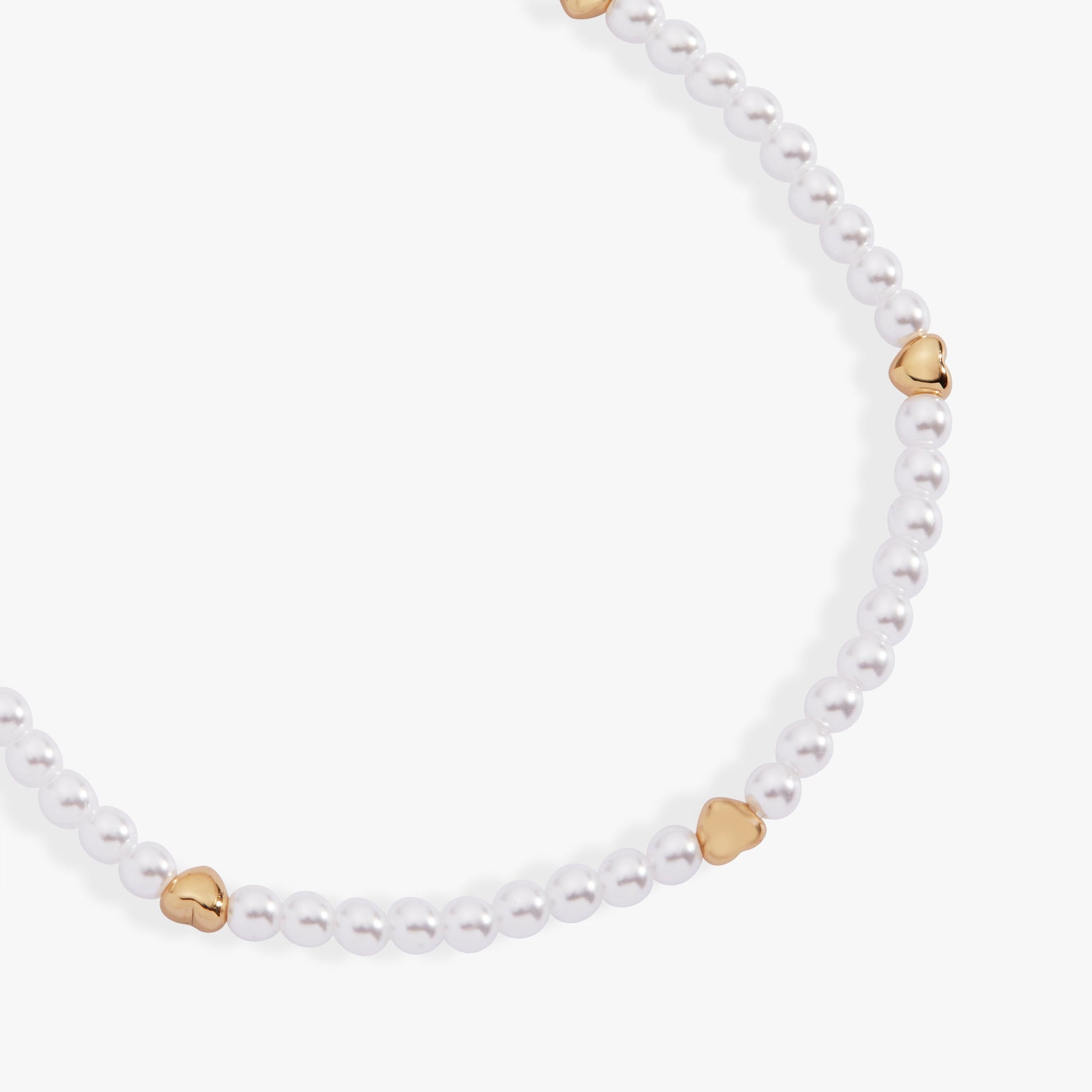 Heart and Pearl Stretch Bracelet ALEX AND ANI