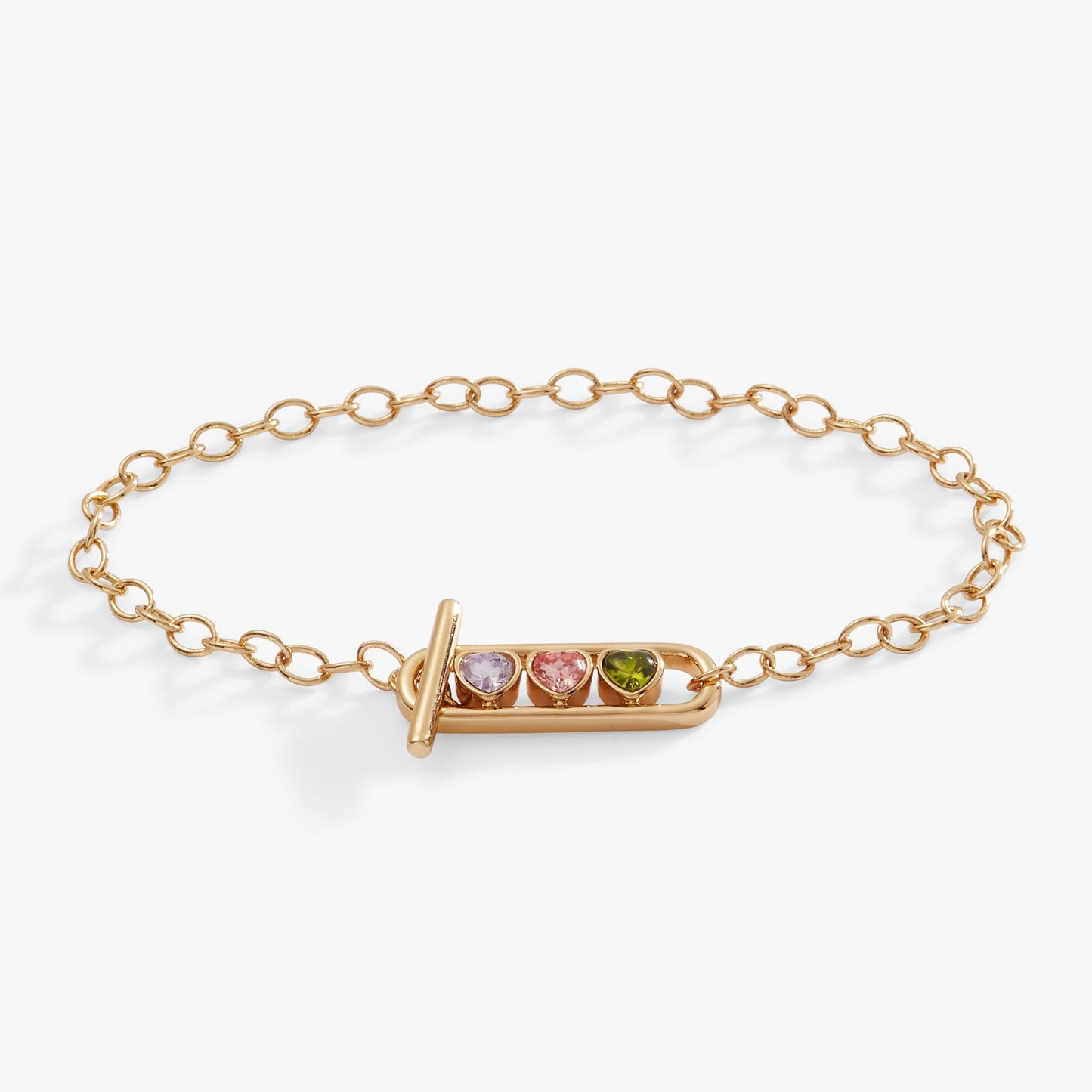 Heart Crystal Toggle Bracelet ALEX AND ANI
