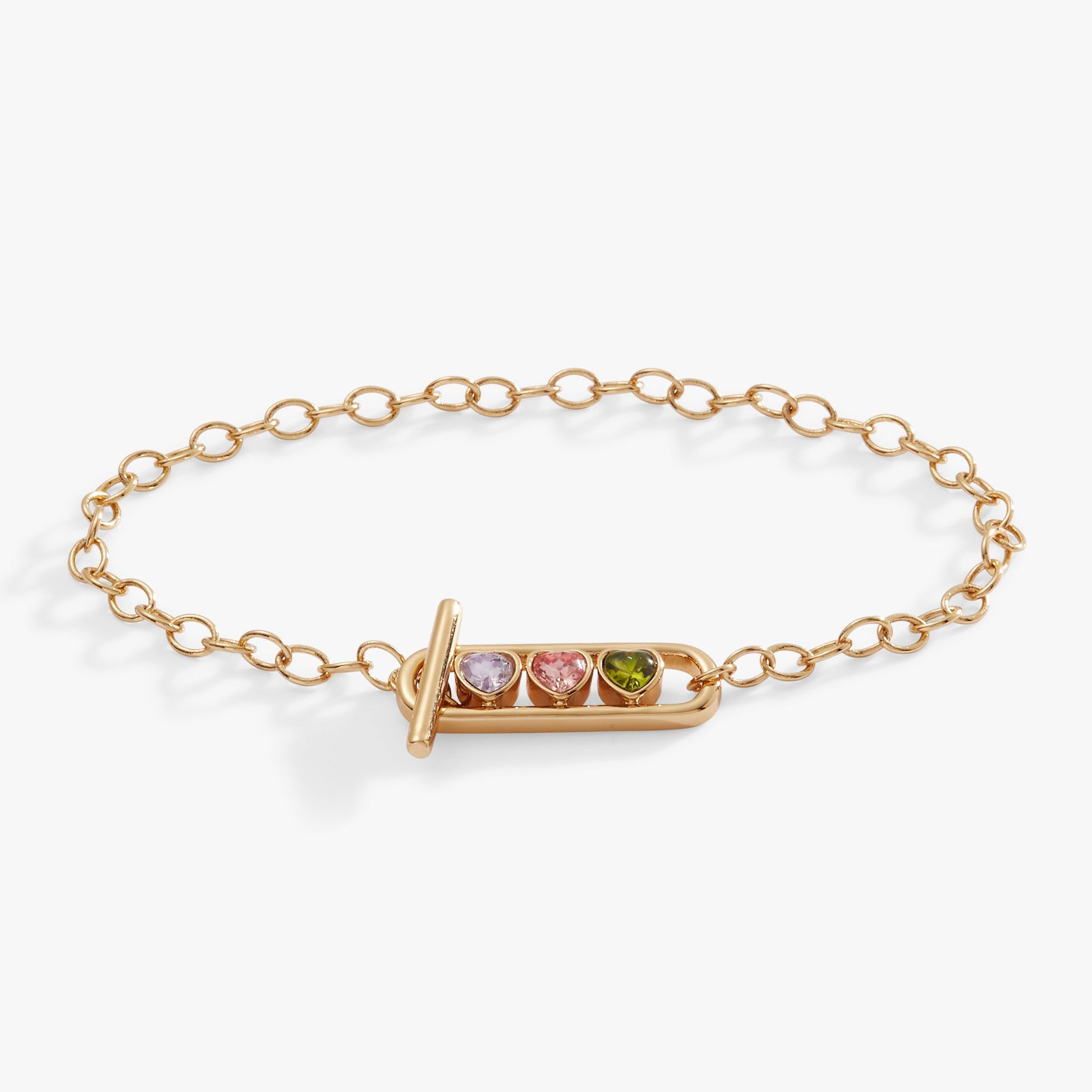 Heart Crystal Toggle Bracelet ALEX AND ANI